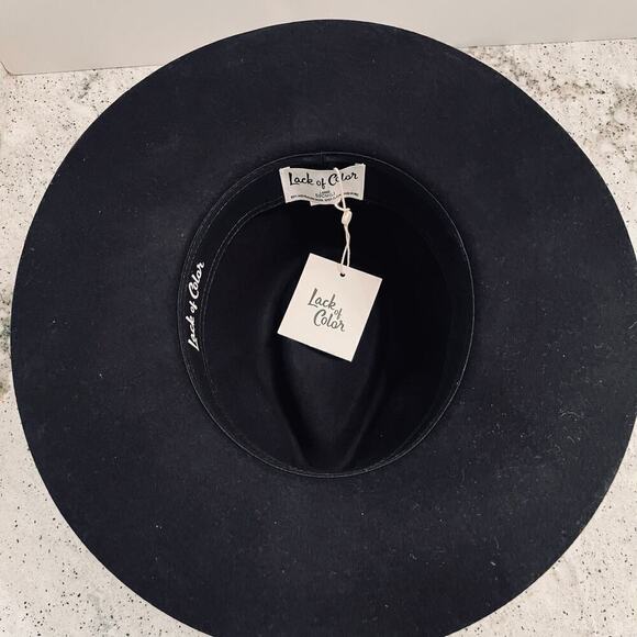 Lack of Color The Grove Hat Black Wool Size Large 59cm main image 7